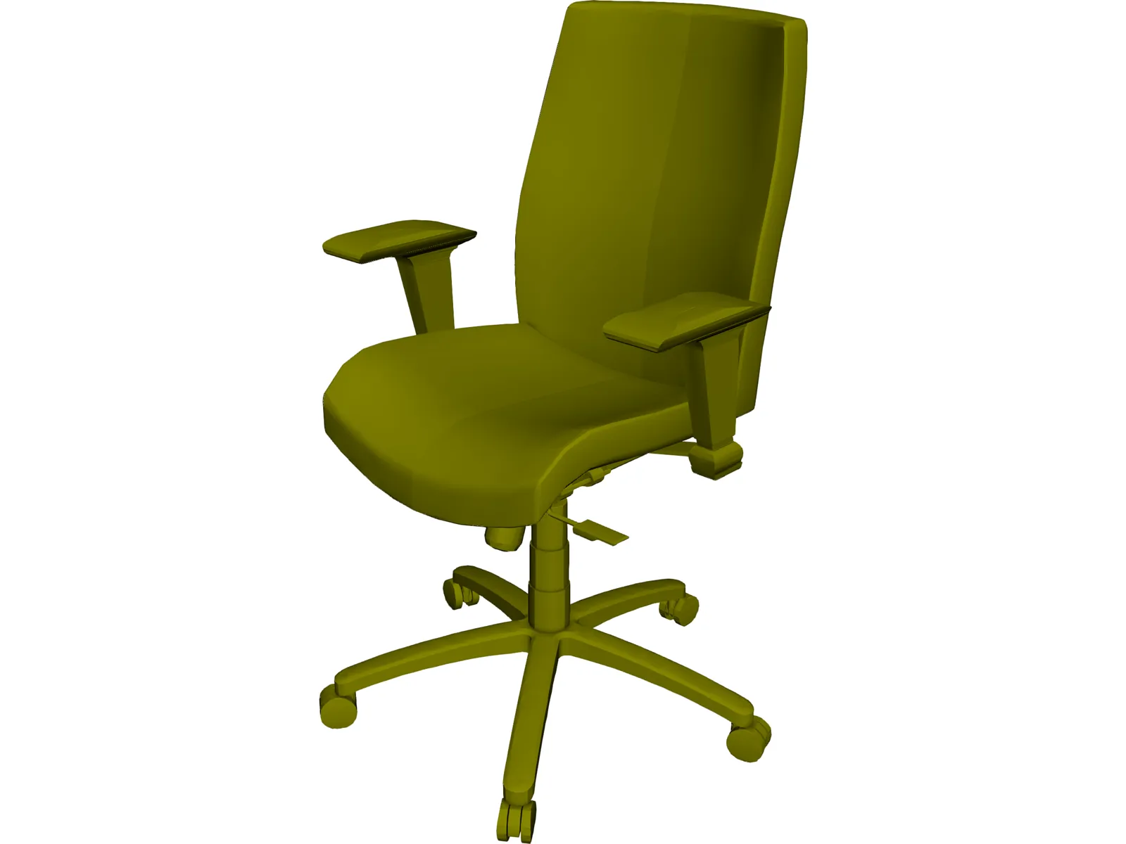 Allsteel Chair 2 3D Model main preview