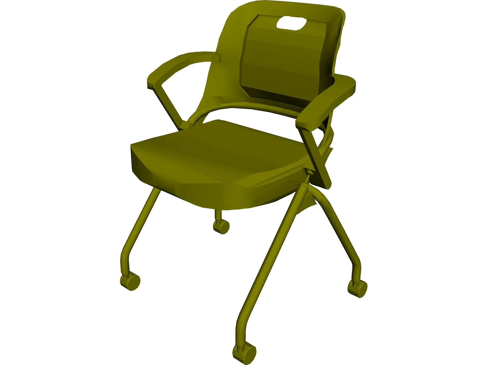 Allsteel Chair 5 3D Model main preview