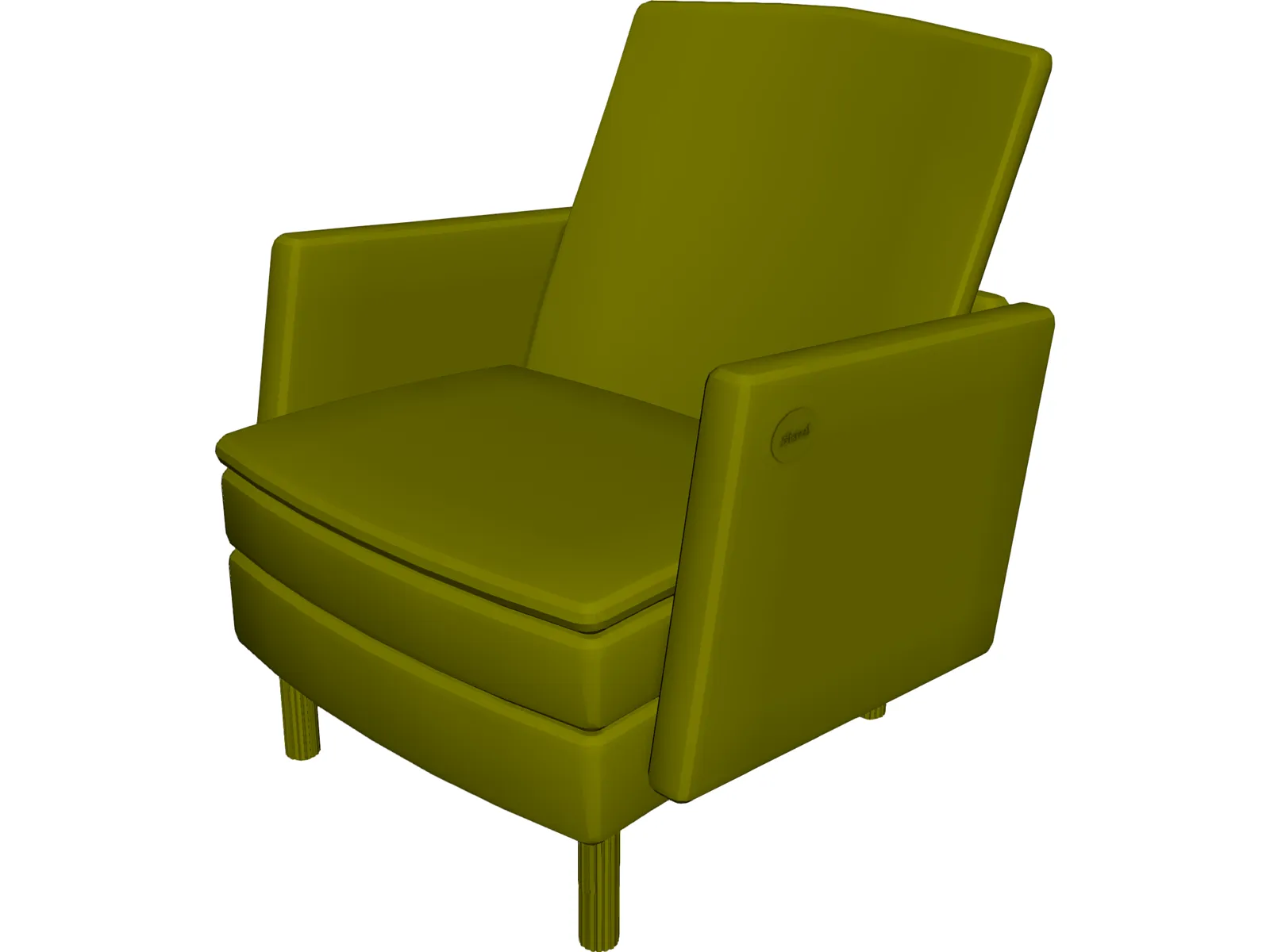 Allsteel Chair 7 3D Model main preview