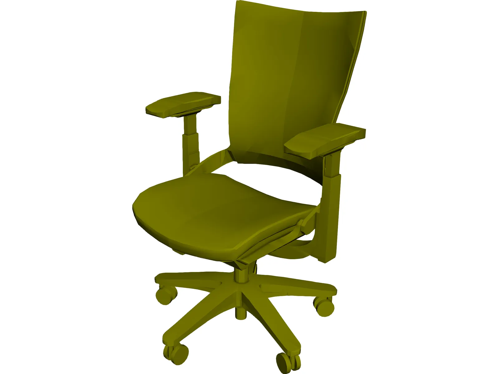 Allsteel Chair 9 3D Model main preview