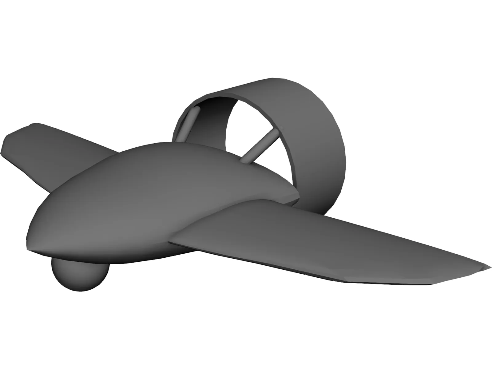 Aquila UAV 3D Model main preview