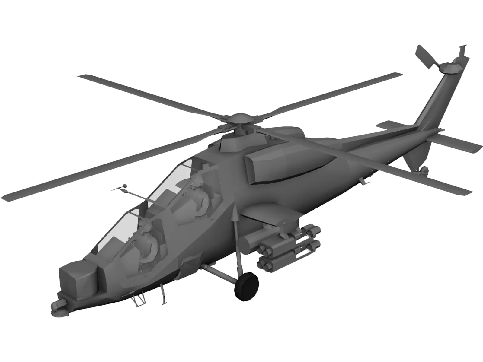 Augusta Mangusta 3D Model main preview