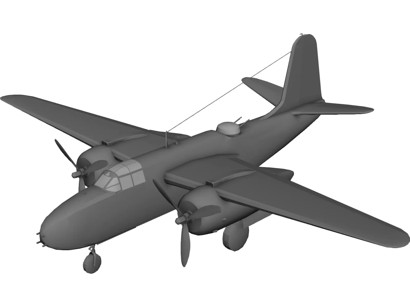A-20 Havoc 3D Model main preview