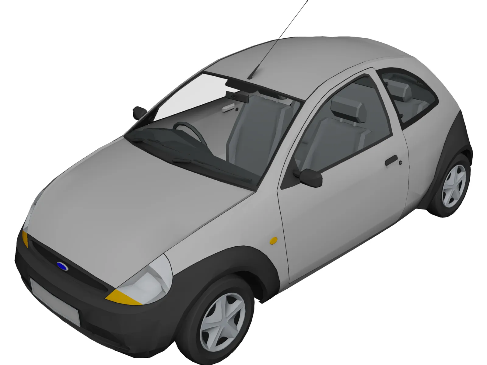 Ford Ka 3D Model main preview