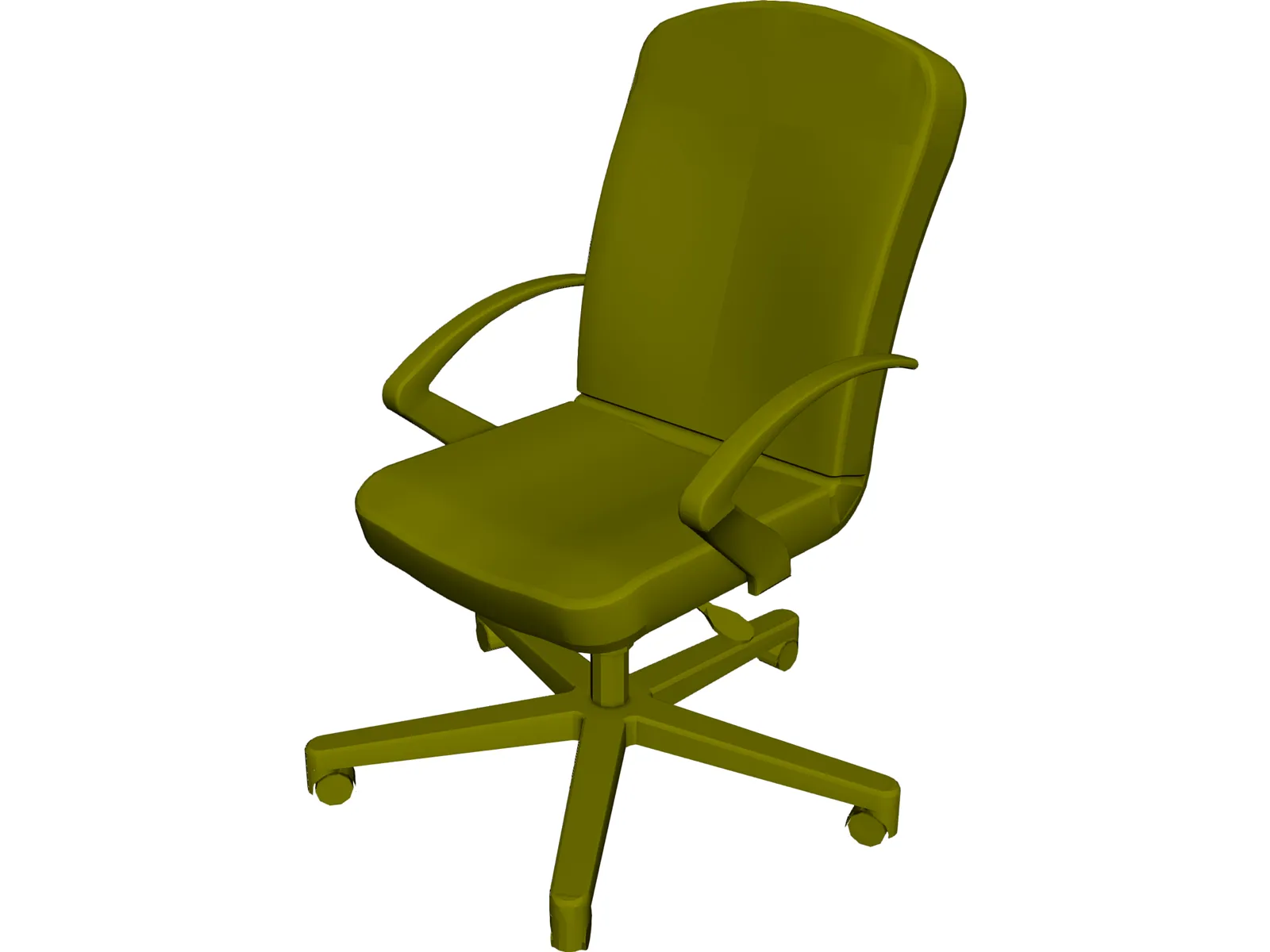 Allsteel Chair 10 3D Model main preview