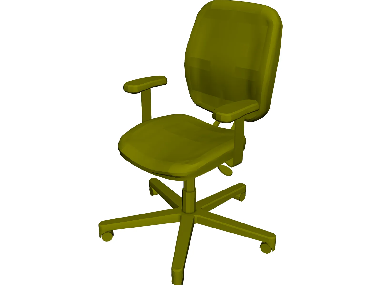 Allsteel Chair 11 3D Model main preview