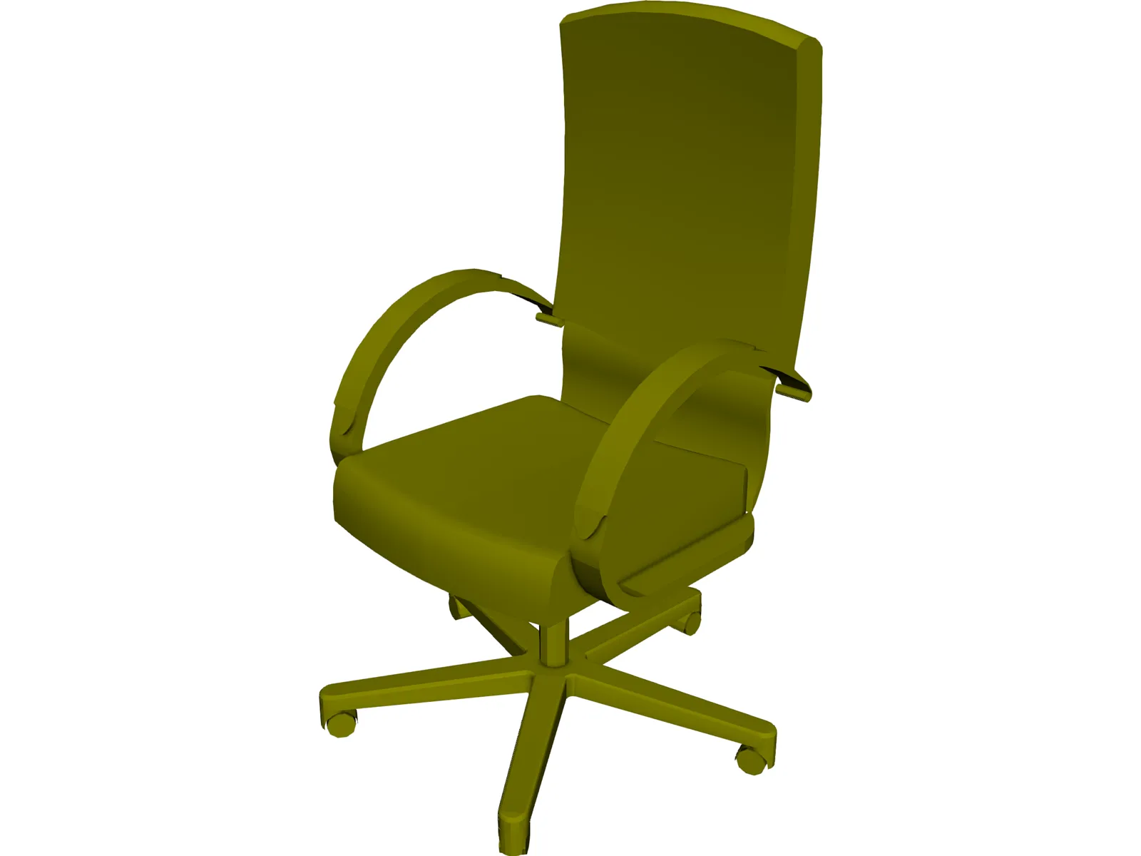 Allsteel Chair 12 3D Model main preview