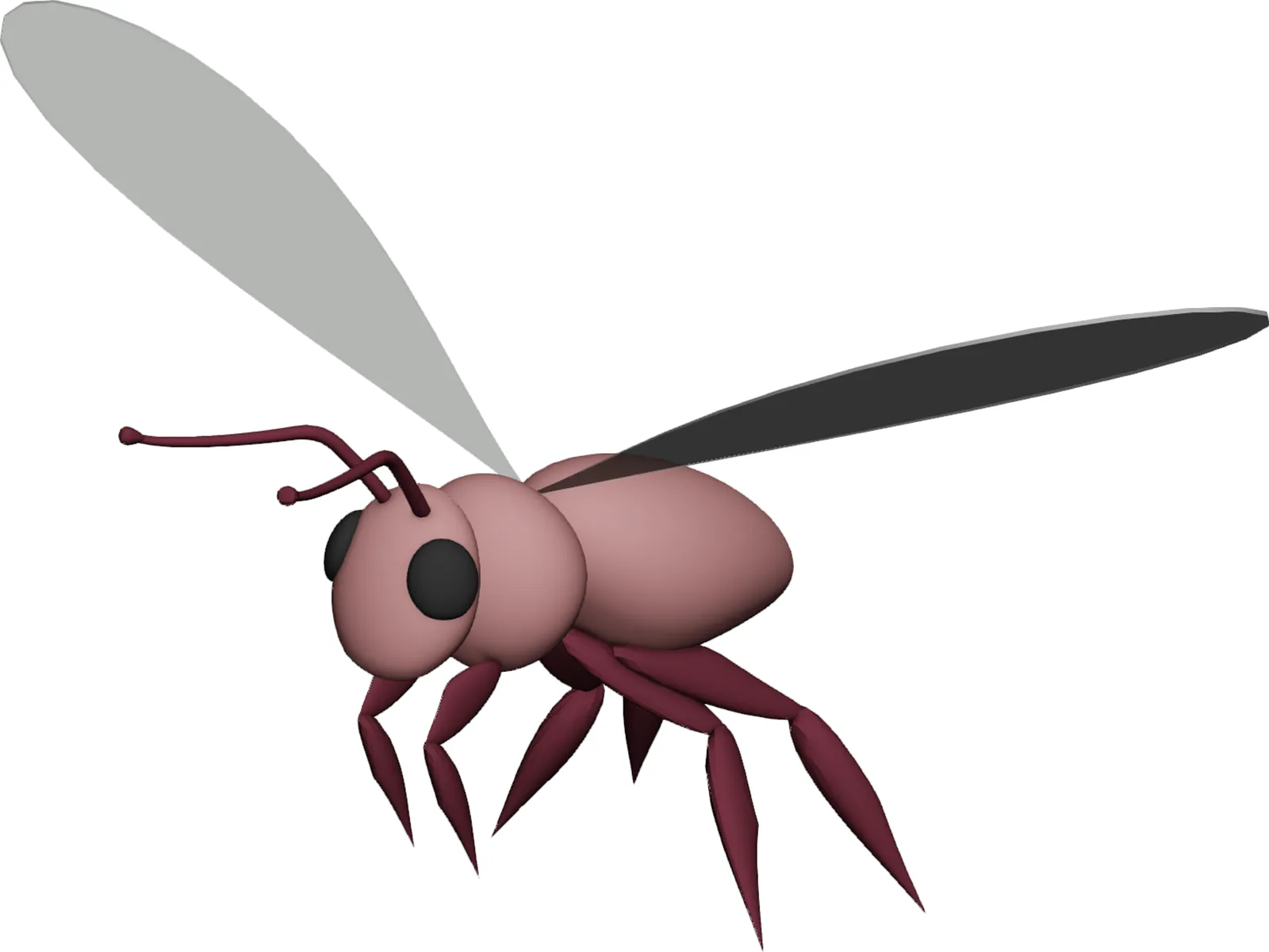 Bee 3D Model main preview