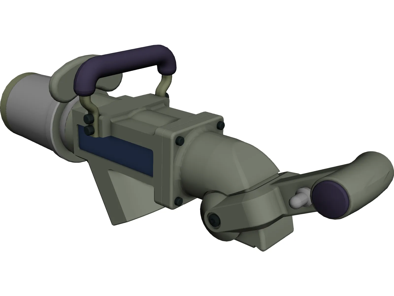 Large Refuelling Nozzle 3D Model main preview