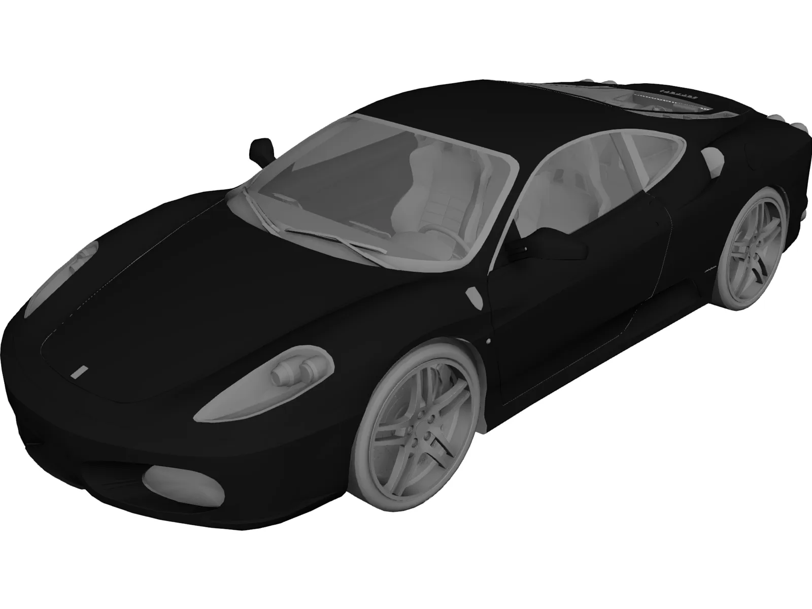 Ferrari F430 3D Model main preview