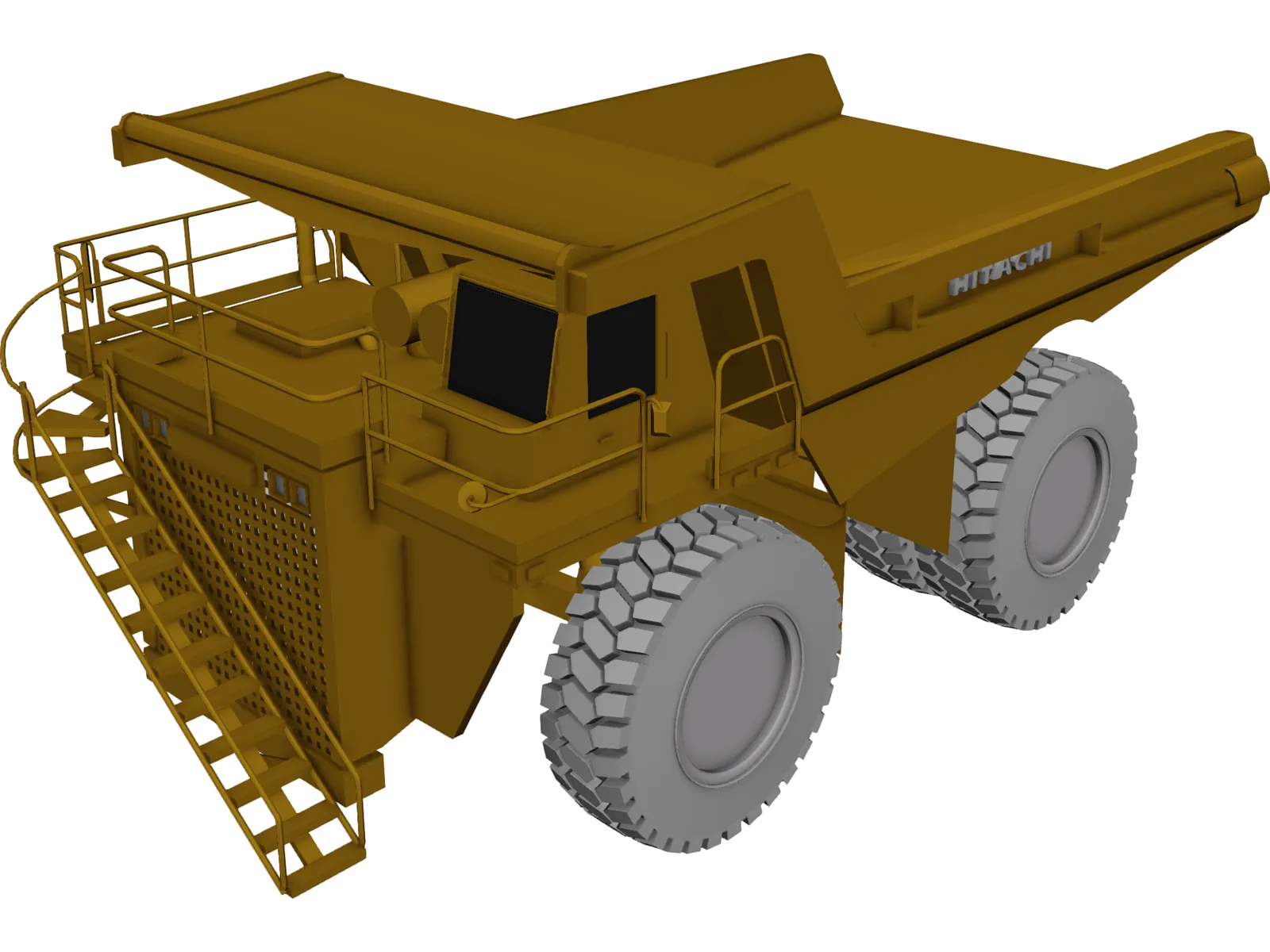 Hitachi E700 3D Model main preview