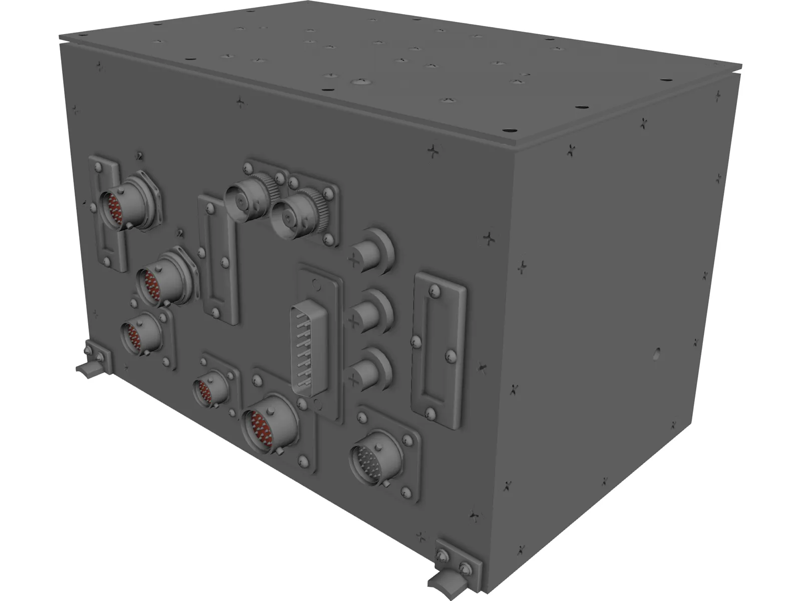 Electronic Box 3D Model main preview