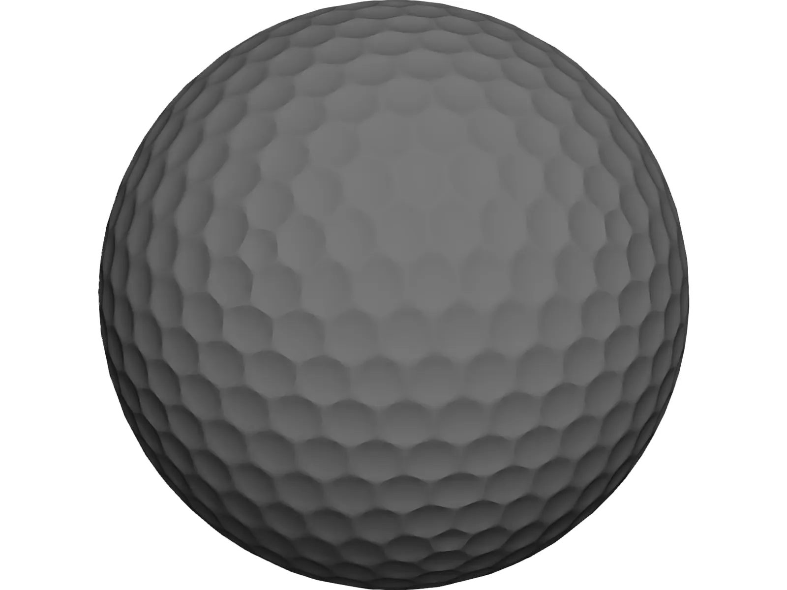 Golf Ball 3D Model main preview