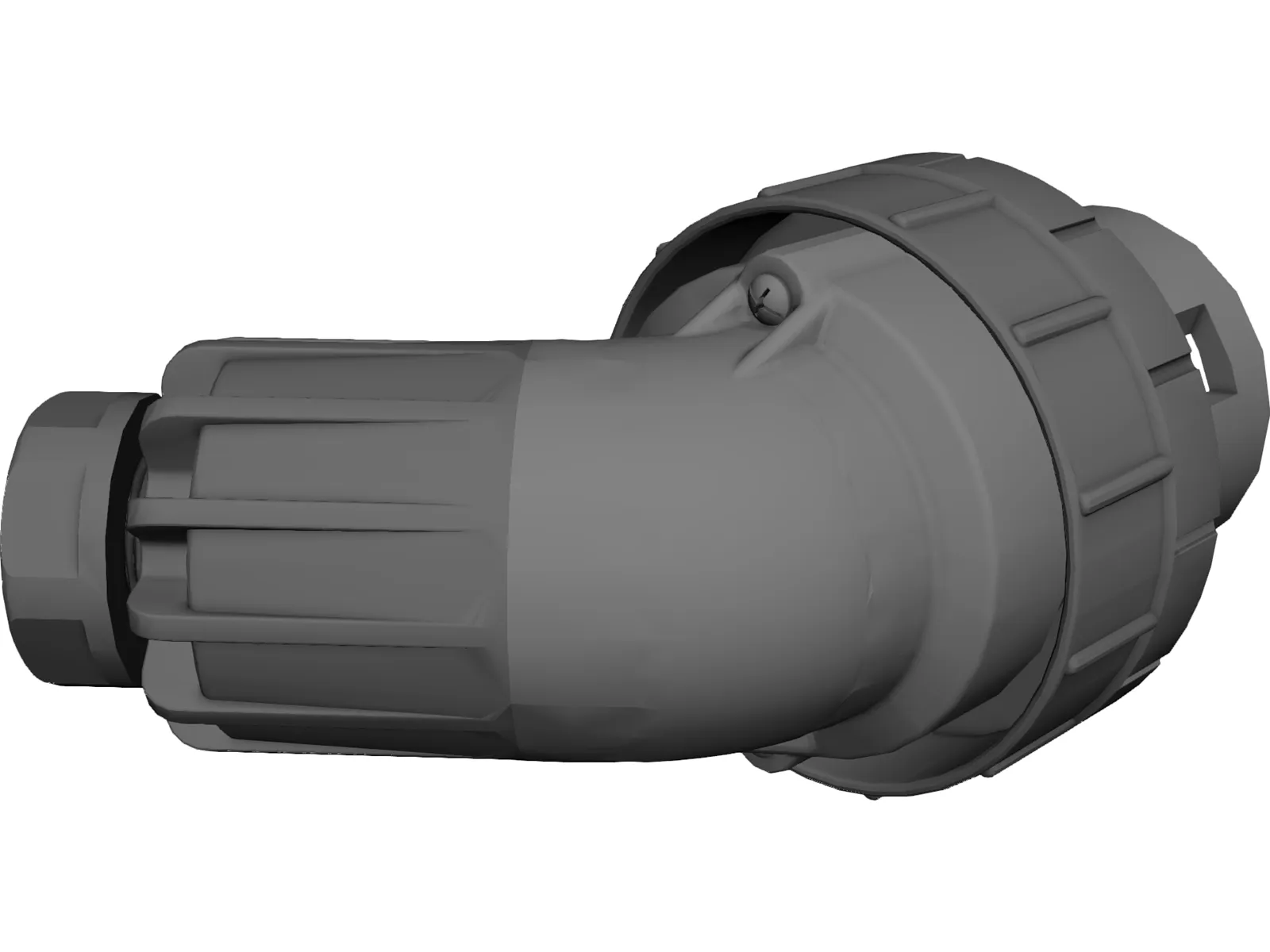10 Amp Clipsal Plug (4 pin) 3D Model main preview