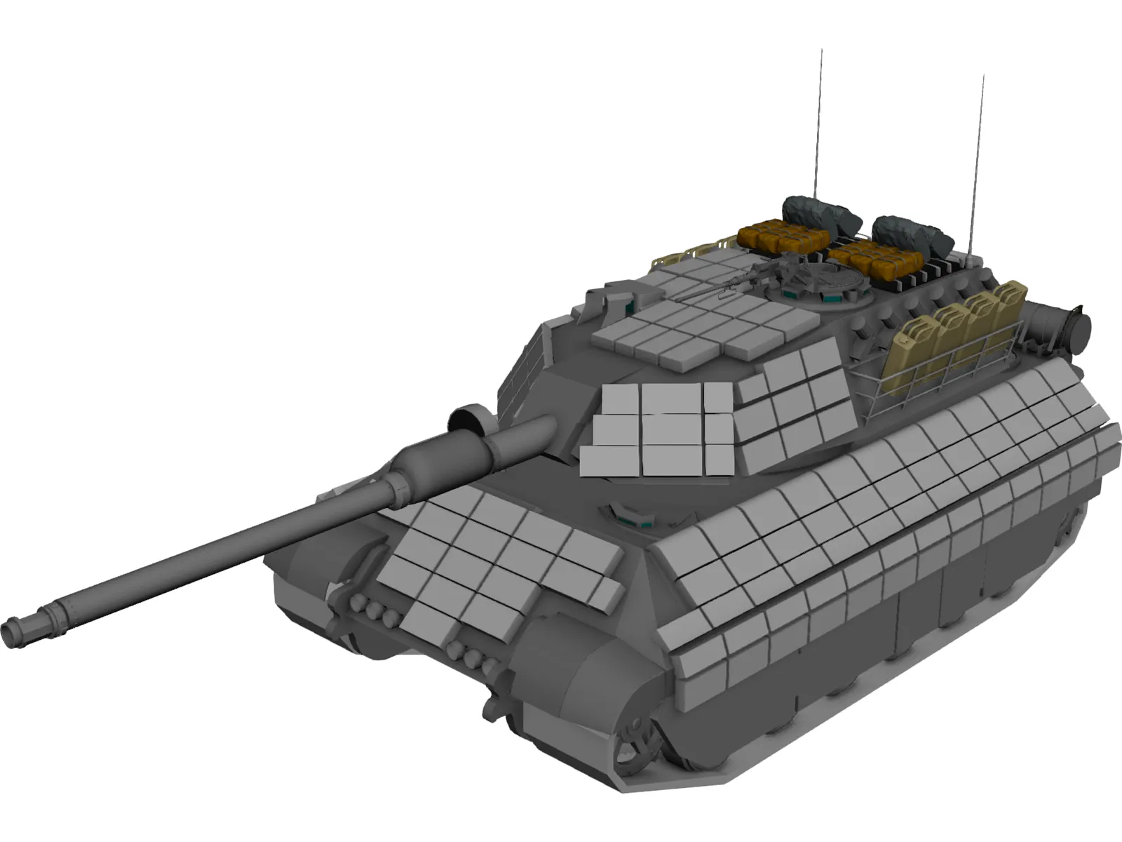 Kaisertiger 3D Model main preview