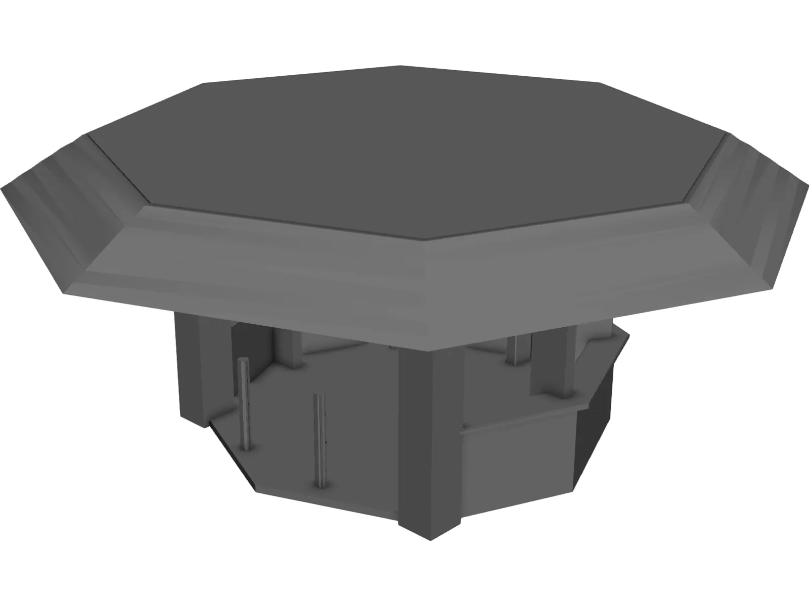 Stand 3D Model main preview