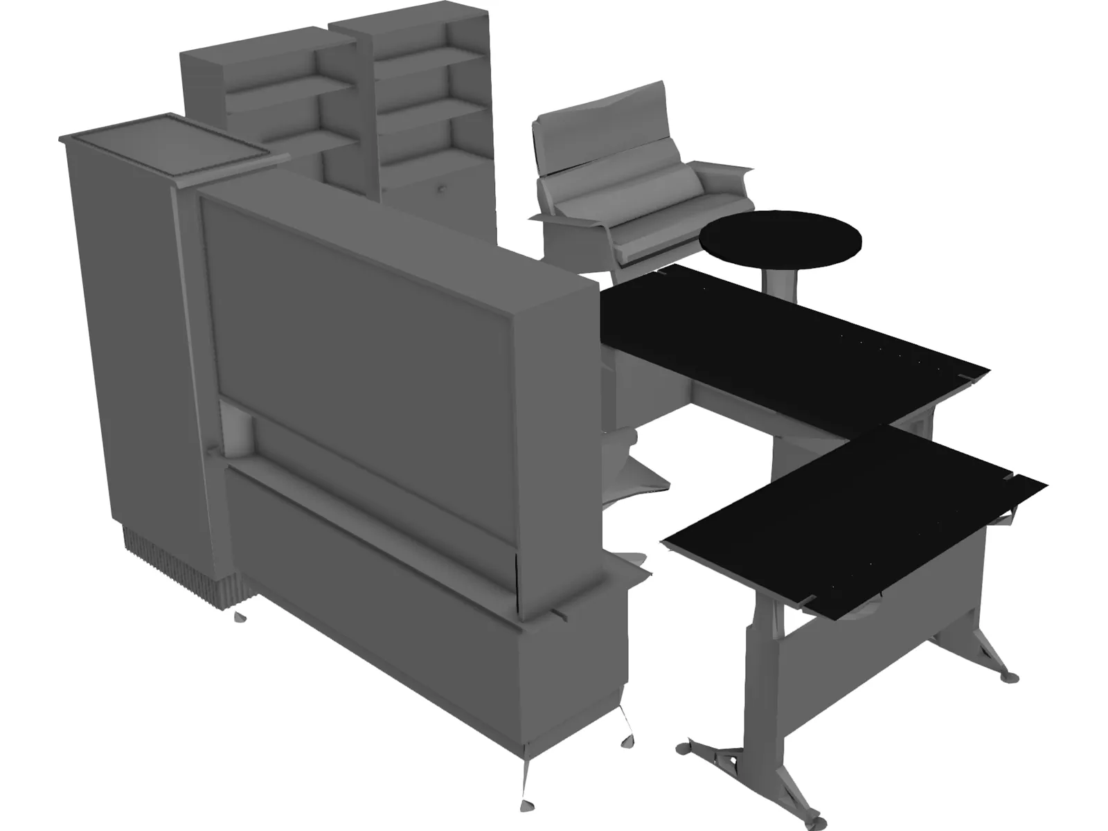 Room Interior 3D Model main preview
