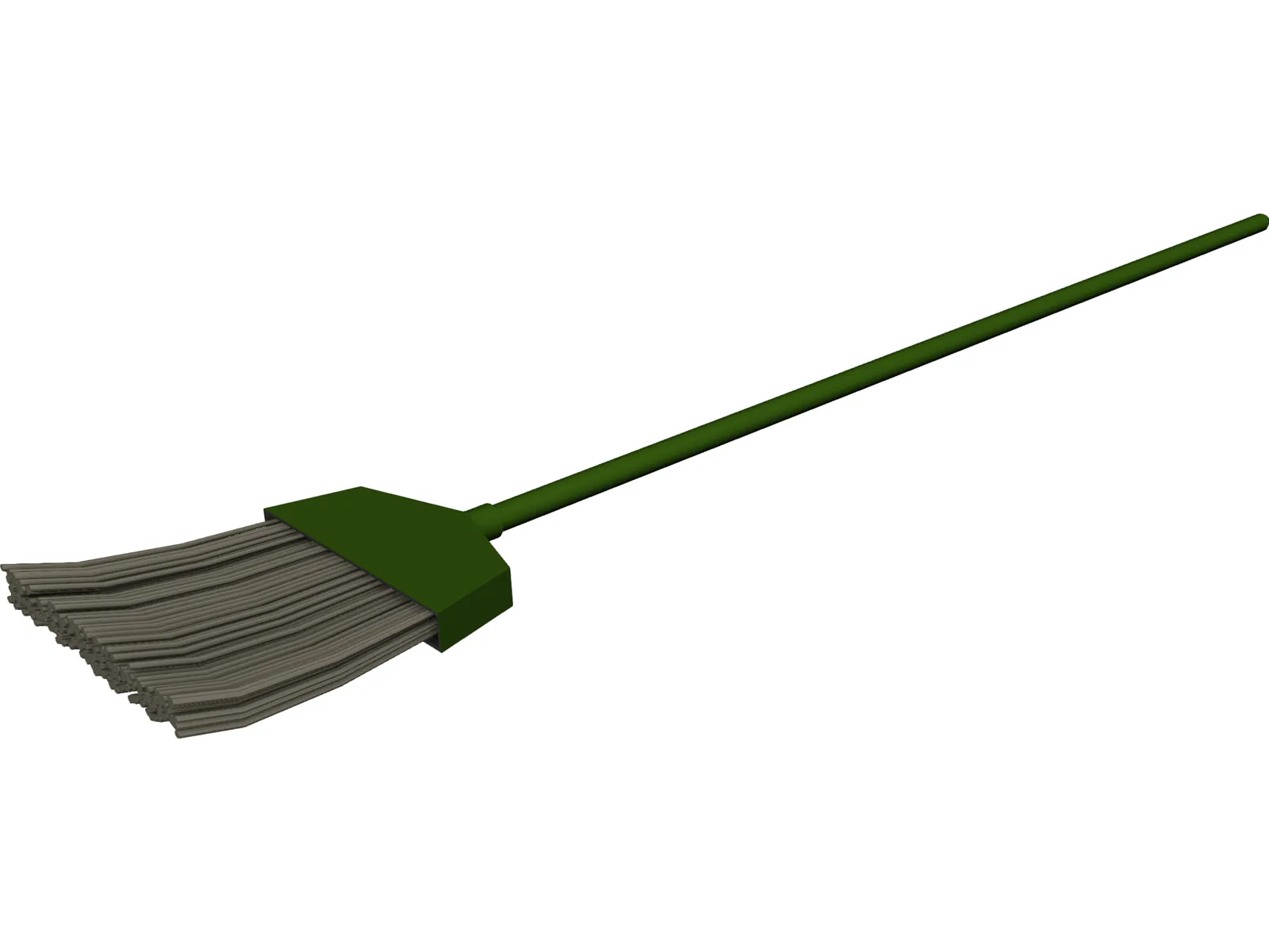 Sweep Broom 3D Model main preview