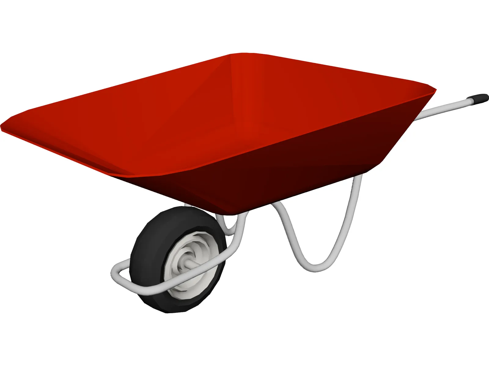 Wheelbarrow 3D Model main preview