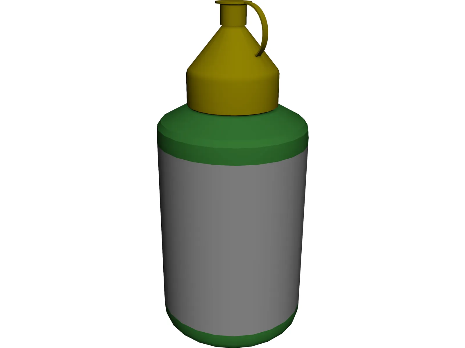 Paint Pot 3D Model main preview