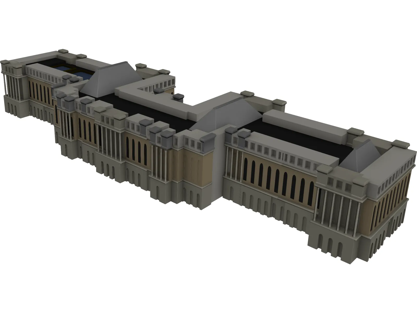 Versailles 3D Model main preview