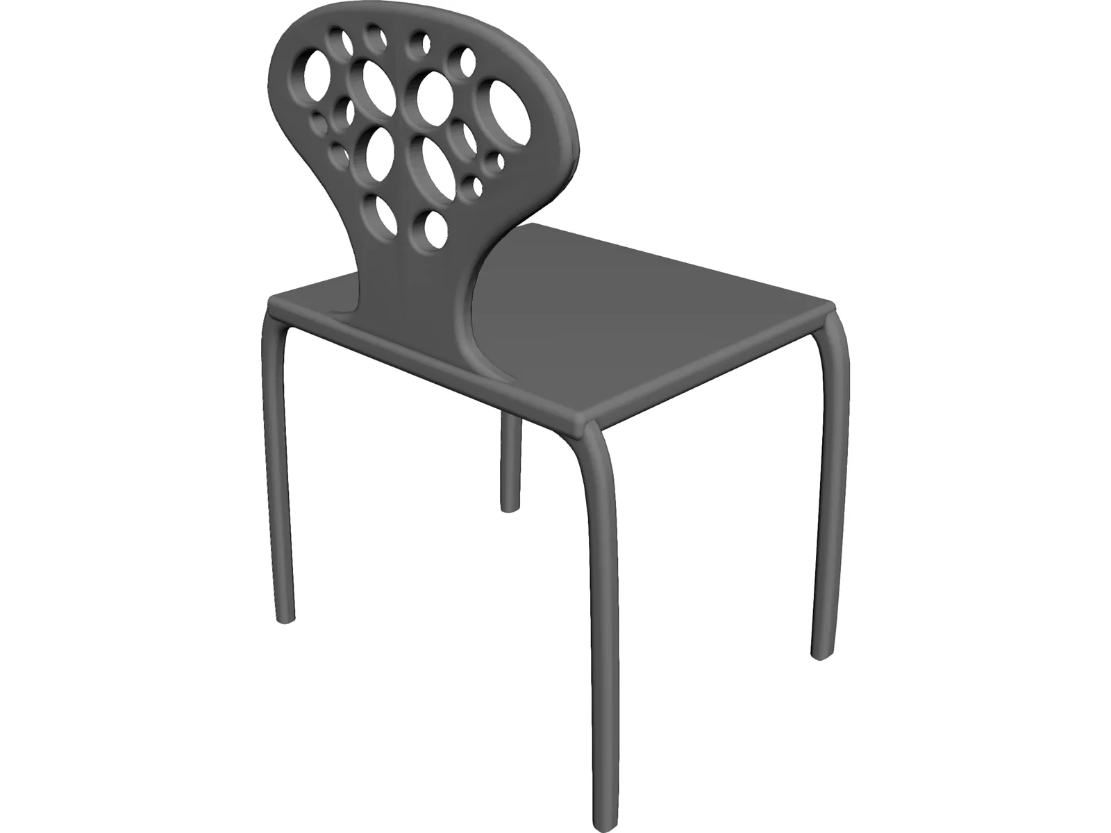 Supernatural Chair 3D Model main preview