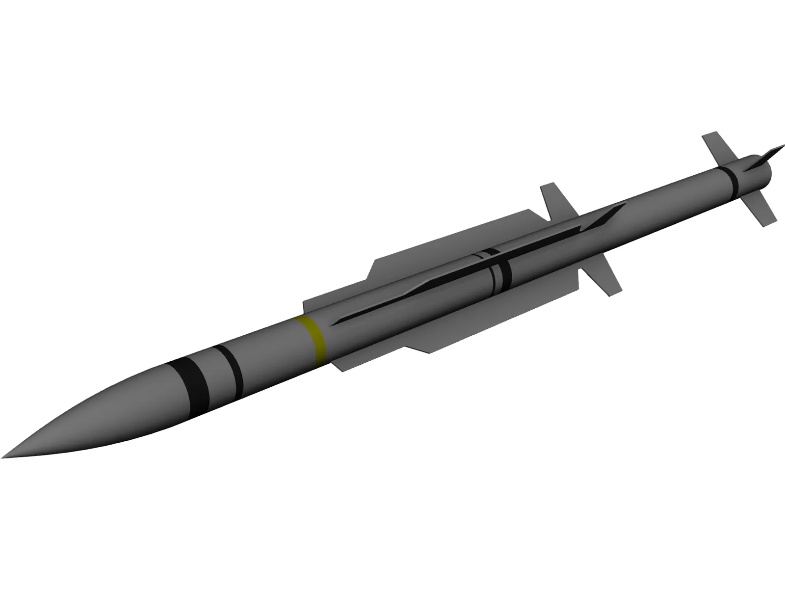 RIM-67 SM-2 Standard Missile 3D Model main preview