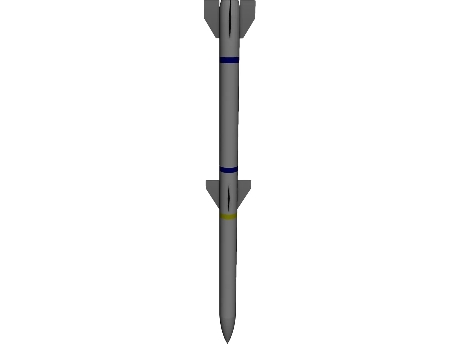 AIM-120C 3D Model main preview
