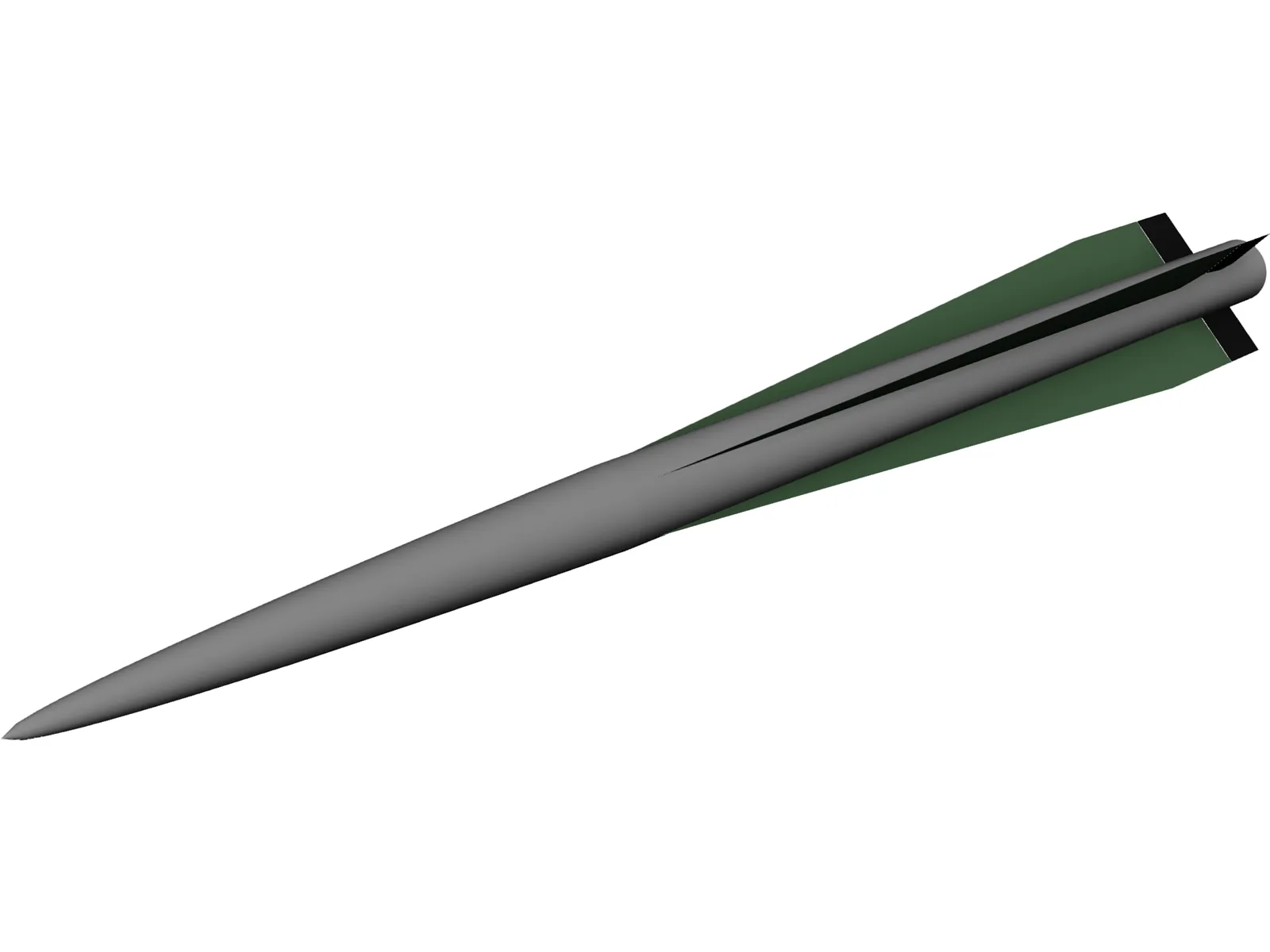 Surface to Air Missile (SAM) 3D Model main preview