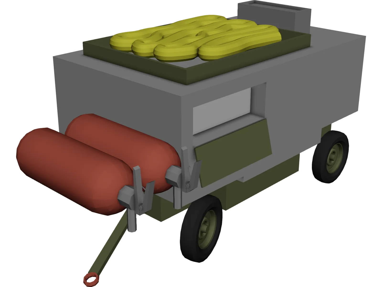 USAF Dash 60 (Power Unit) 3D Model main preview
