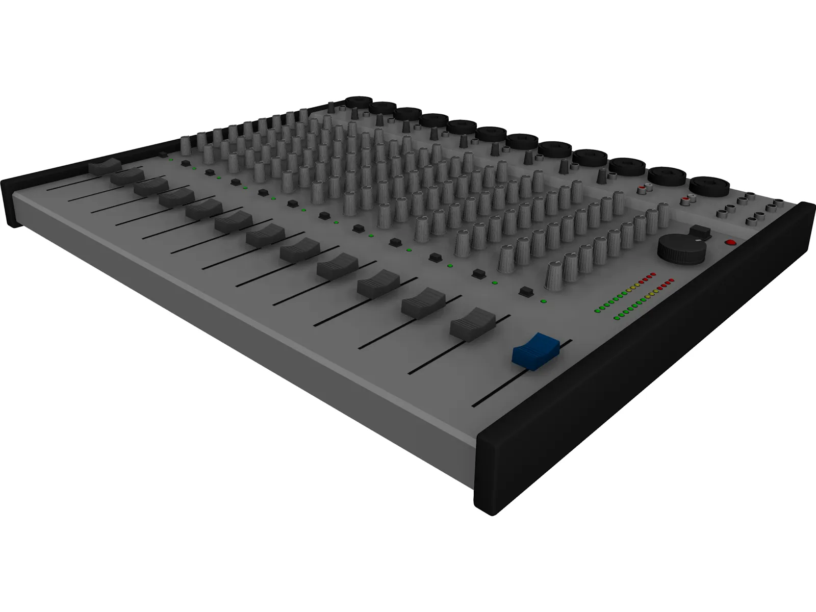 Audio Mixer 3D Model main preview