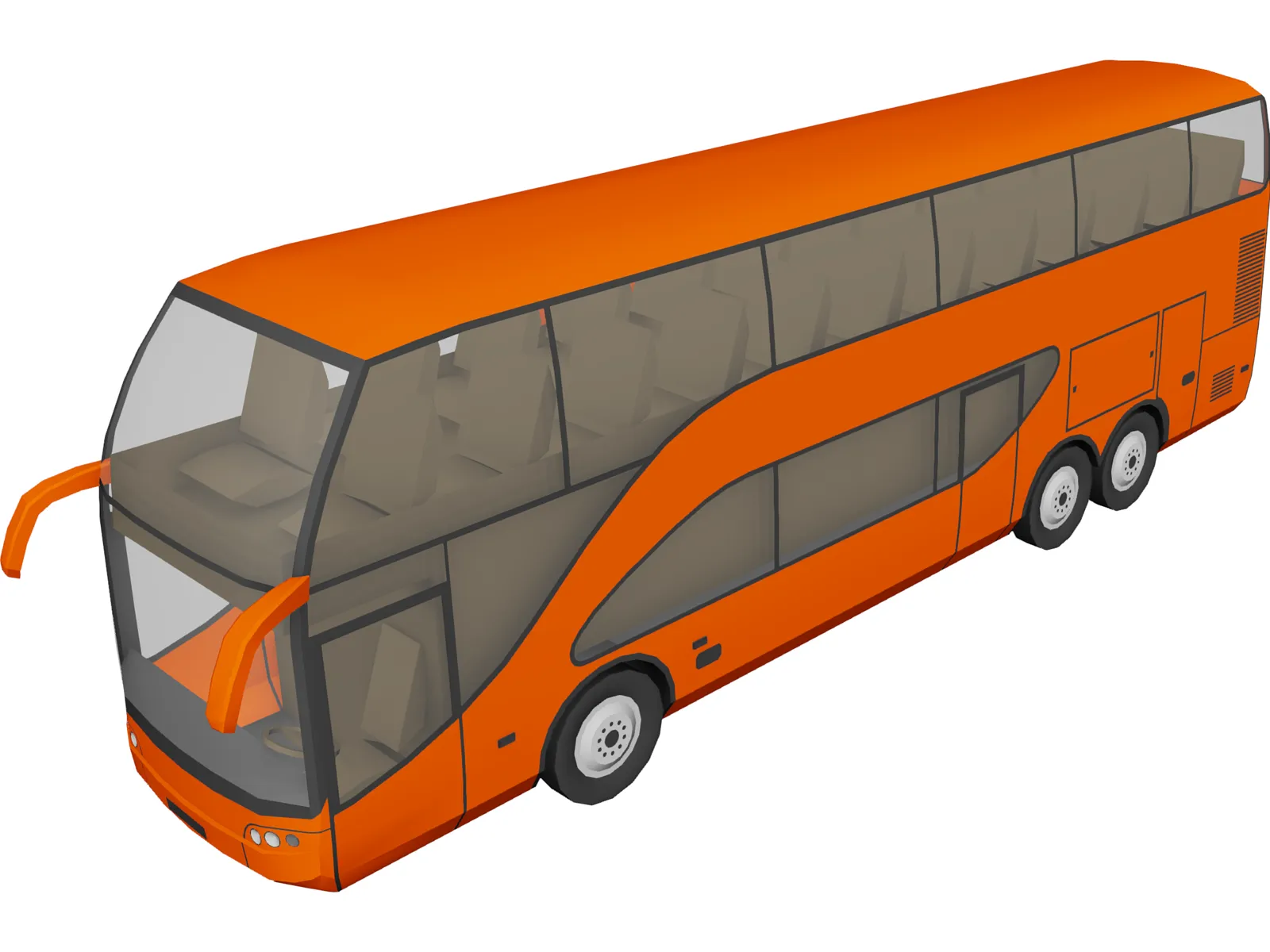 Bus 3D Model main preview