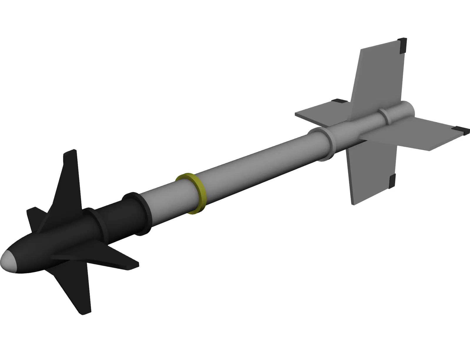Sidewinder AIM-9 3D Model main preview