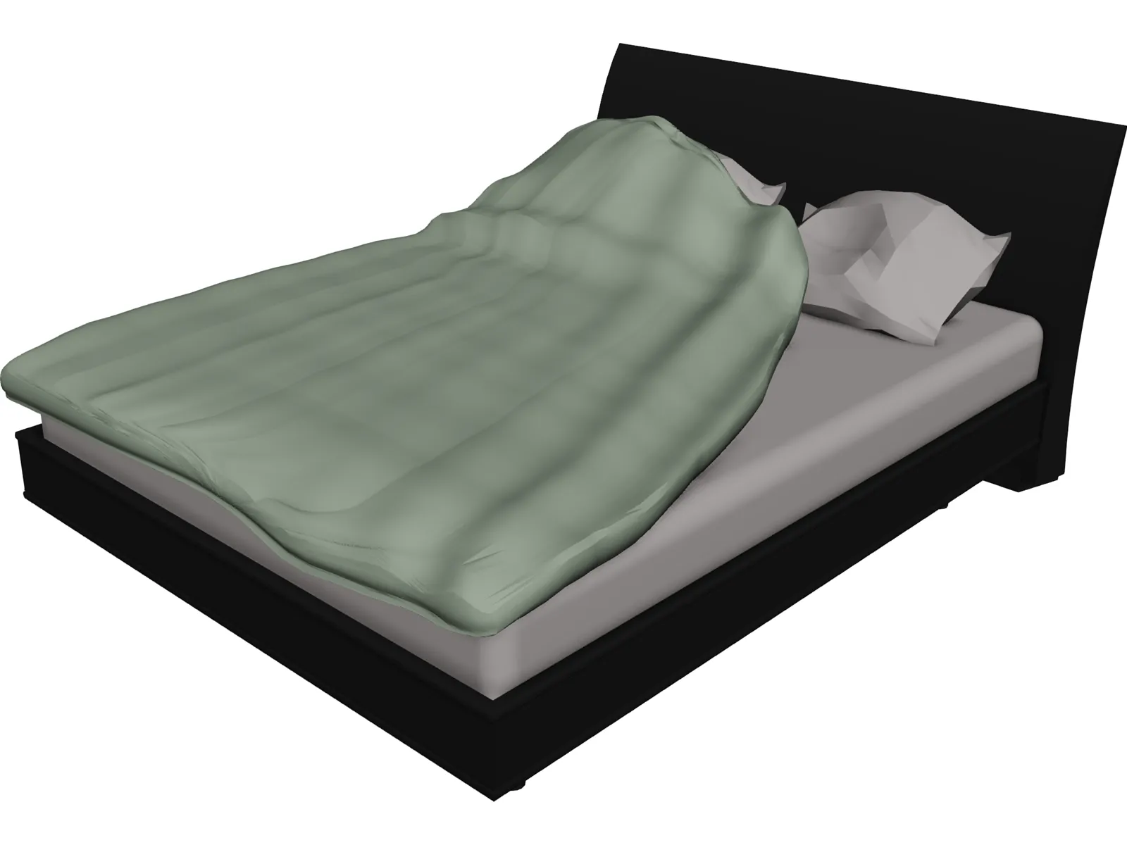 Bed 3D Model main preview