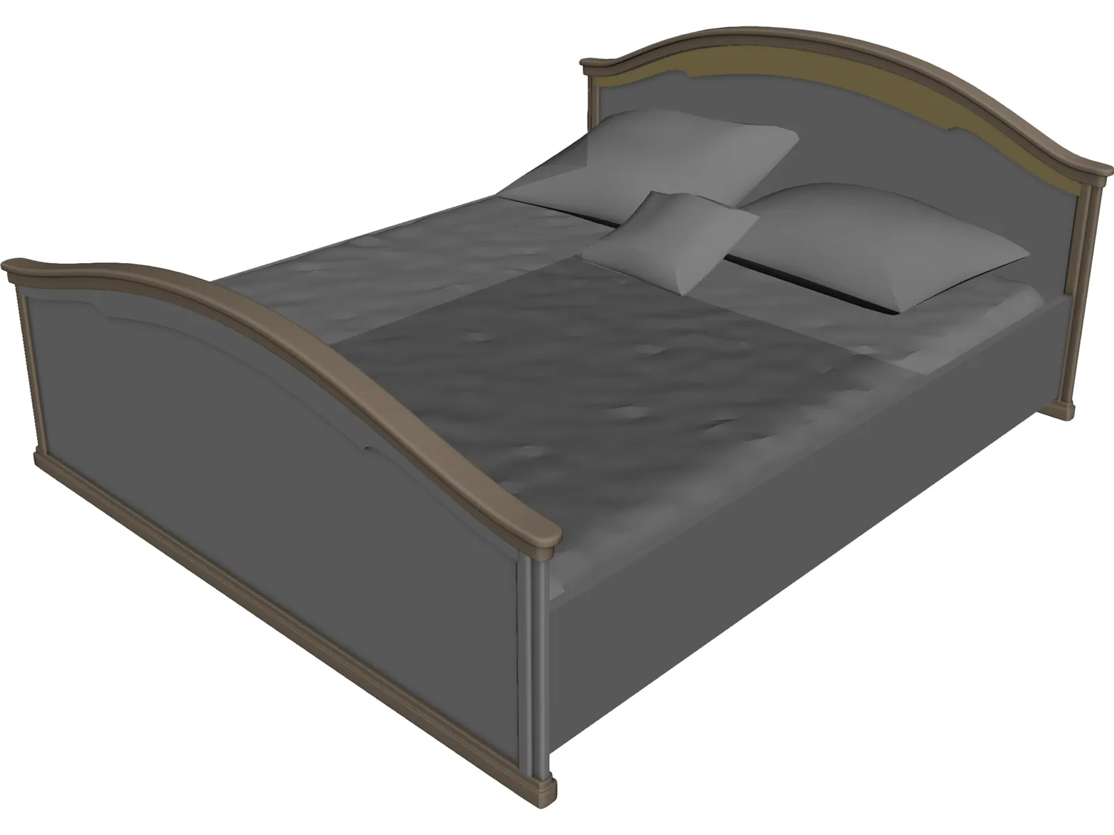 Bed 3D Model main preview