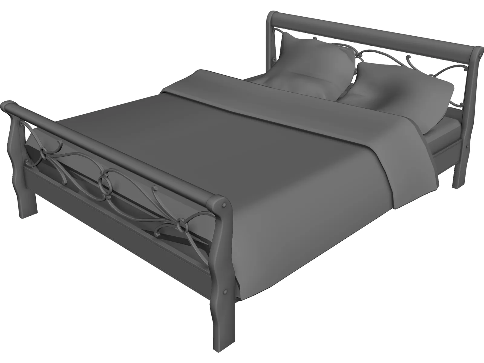Bed Jean 3D Model main preview