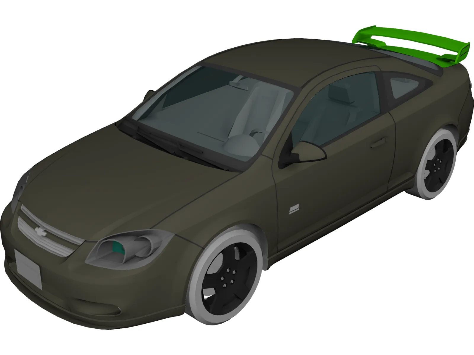 Chevrolet Cobalt 3D Model main preview