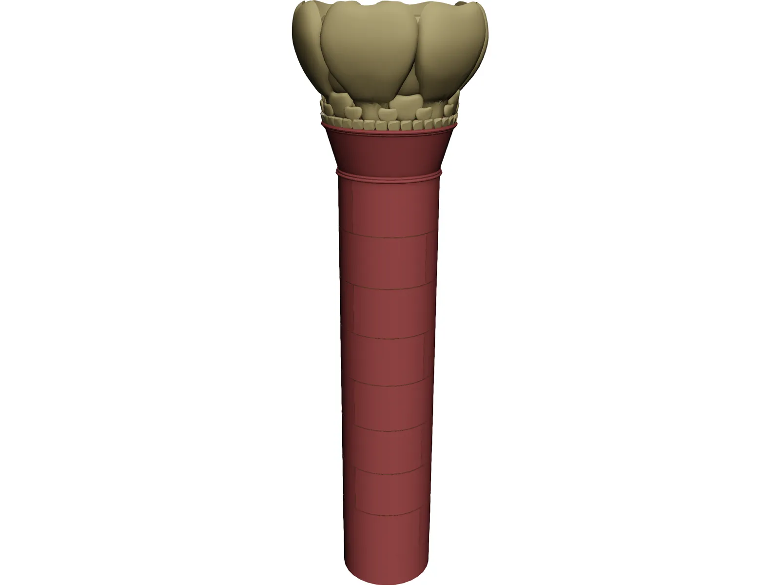 Column 3D Model main preview