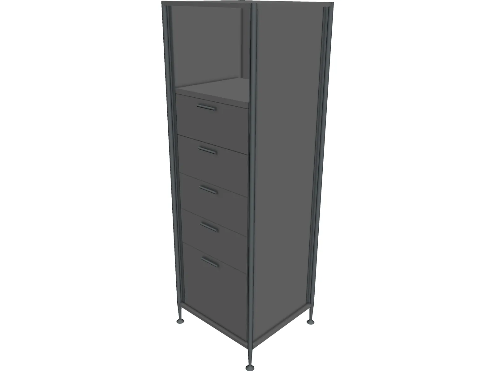 Closet 3D Model main preview