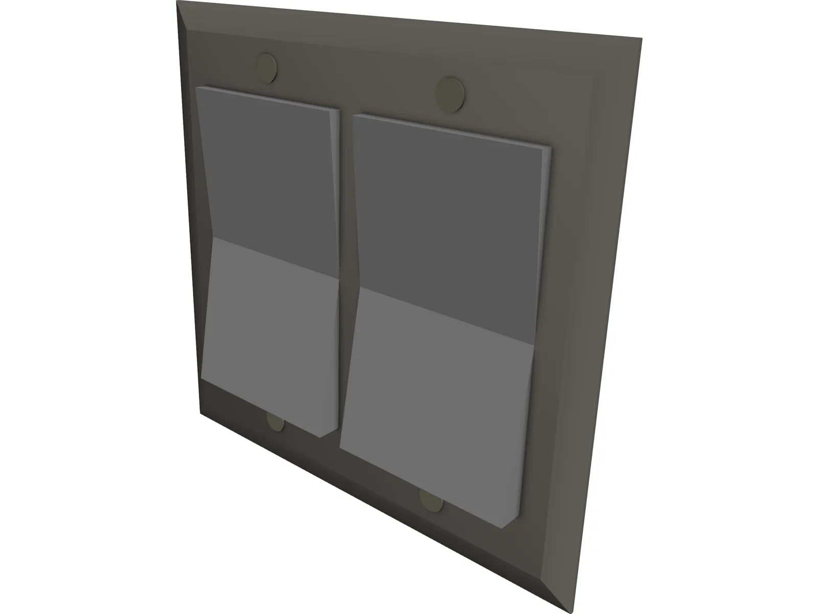 Light Switch 3D Model main preview