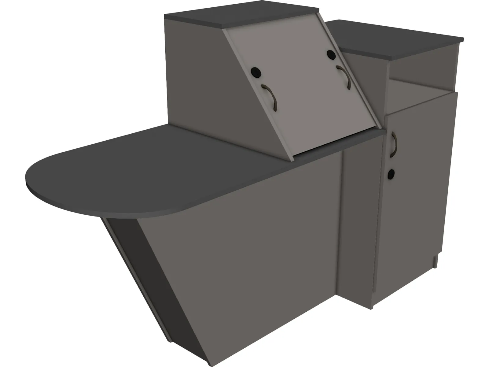 Reseption 3D Model main preview