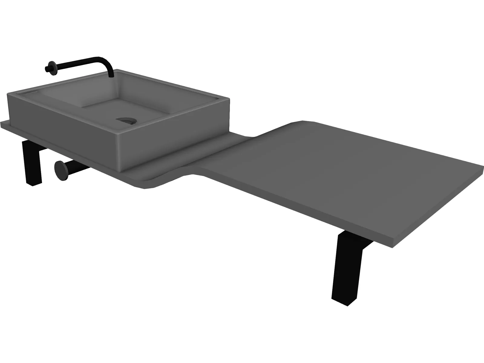 Basin 3D Model main preview