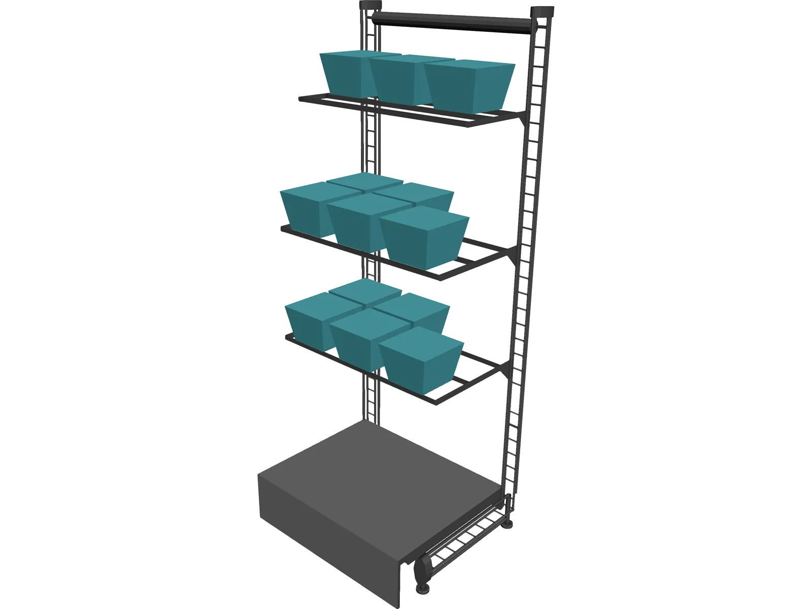 Stand 3D Model main preview