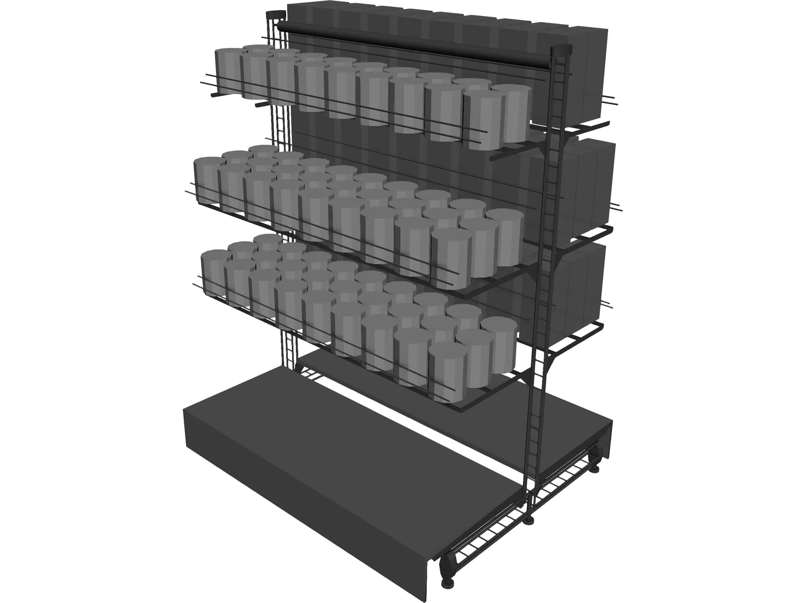 Stand 3D Model main preview