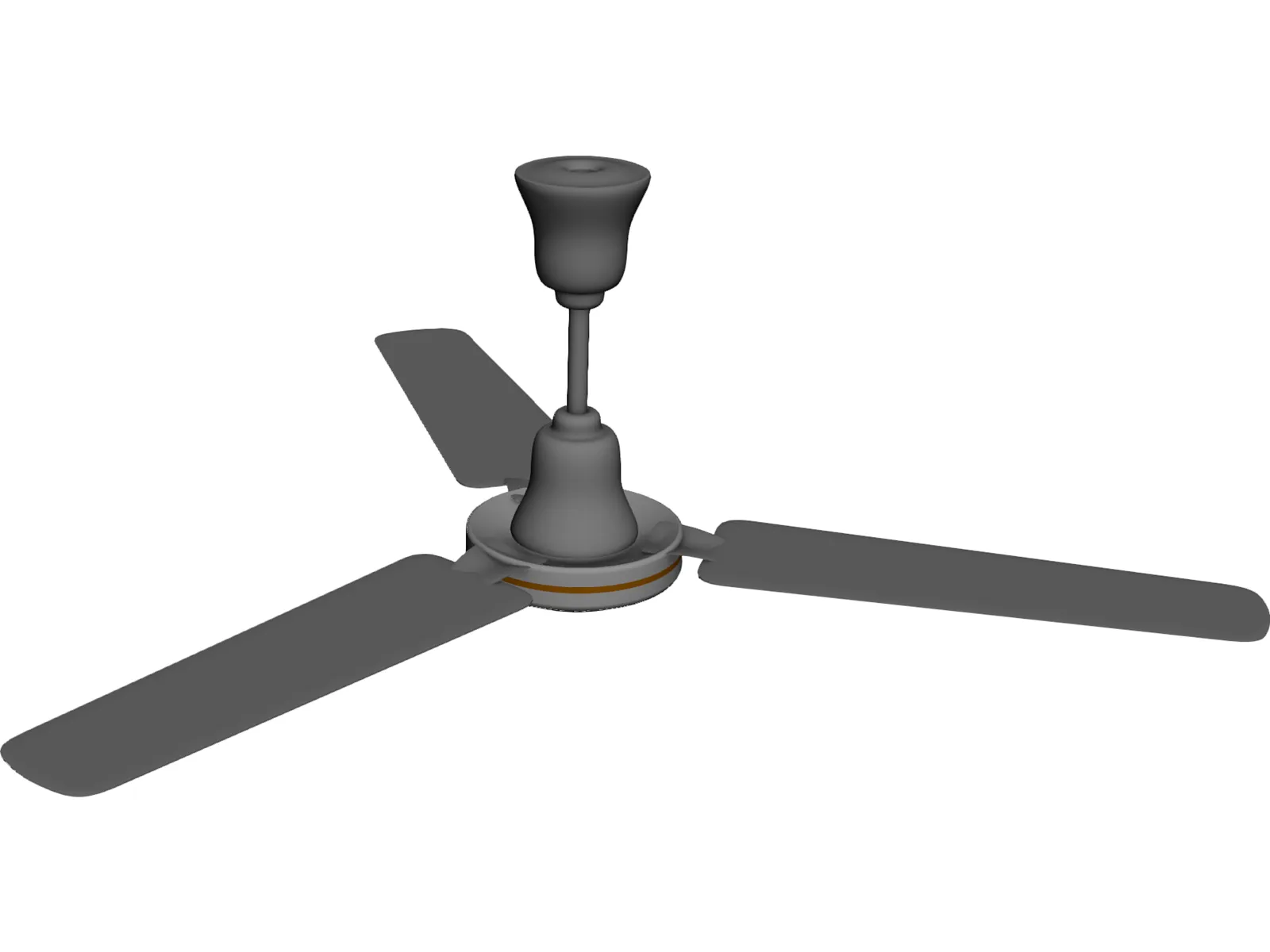 Fan Ceiling 3D Model main preview