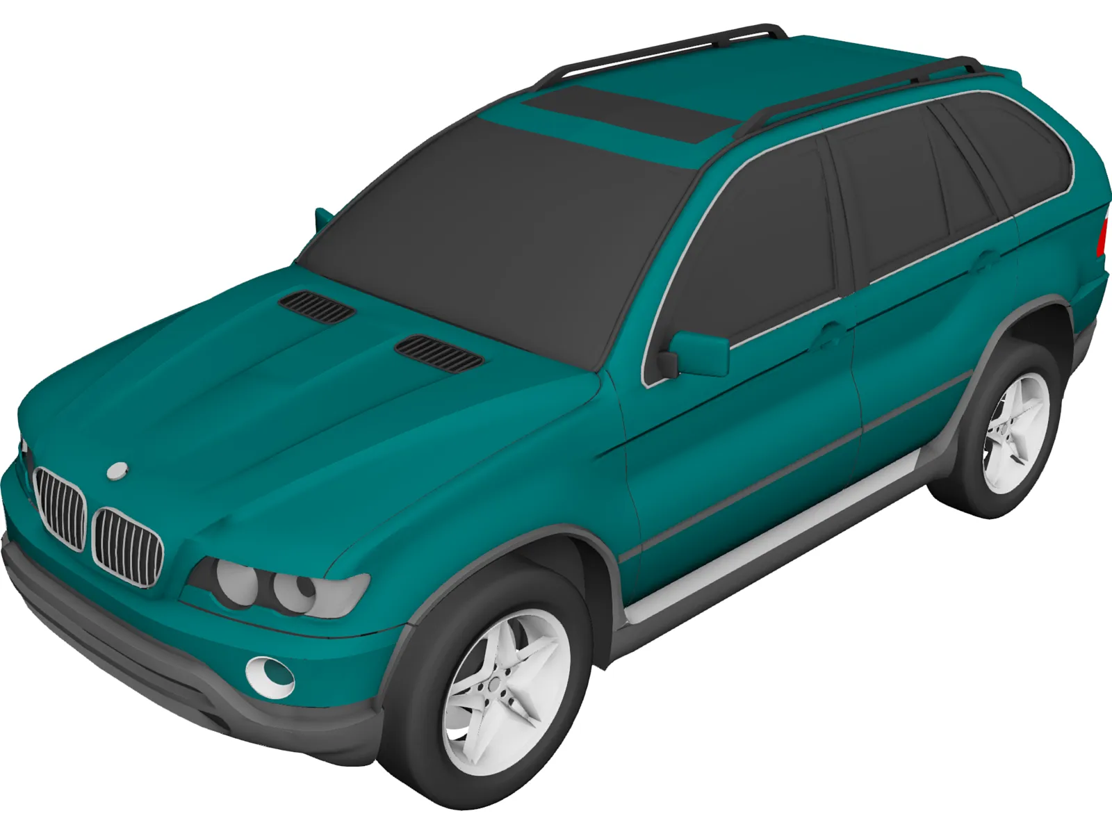 BMW X5 3D Model main preview