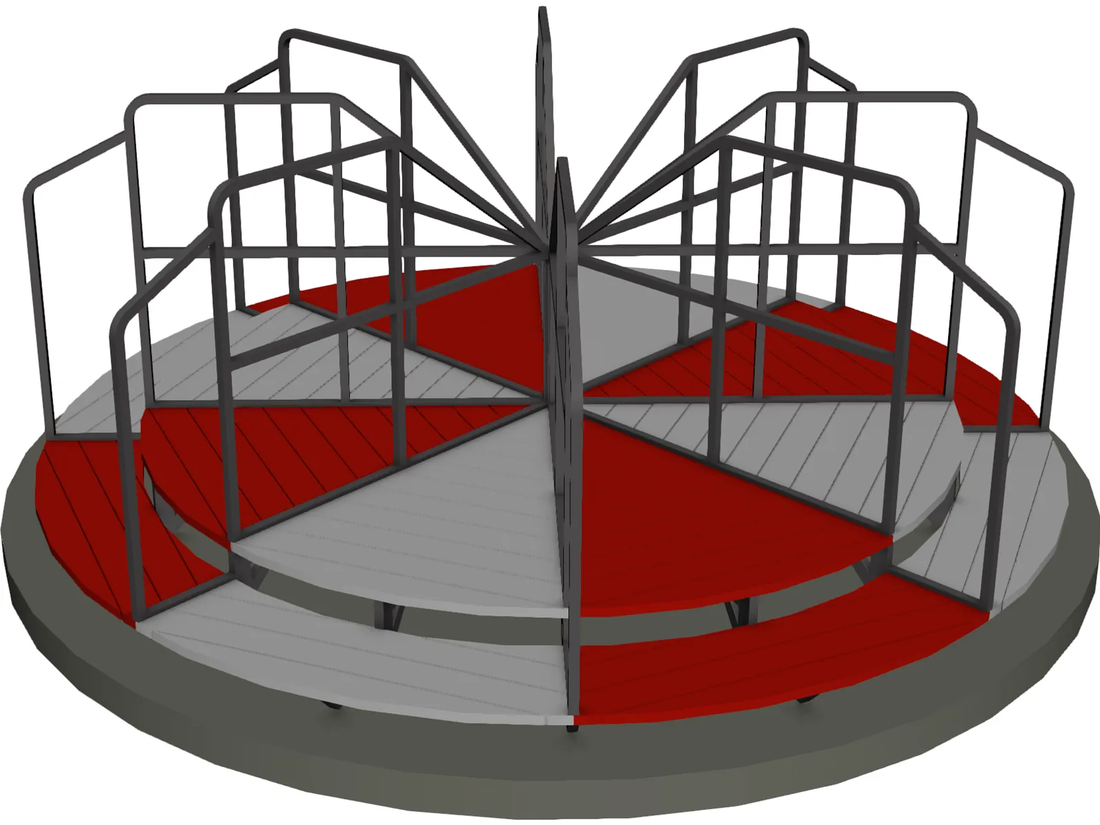 Carousel 3D Model main preview