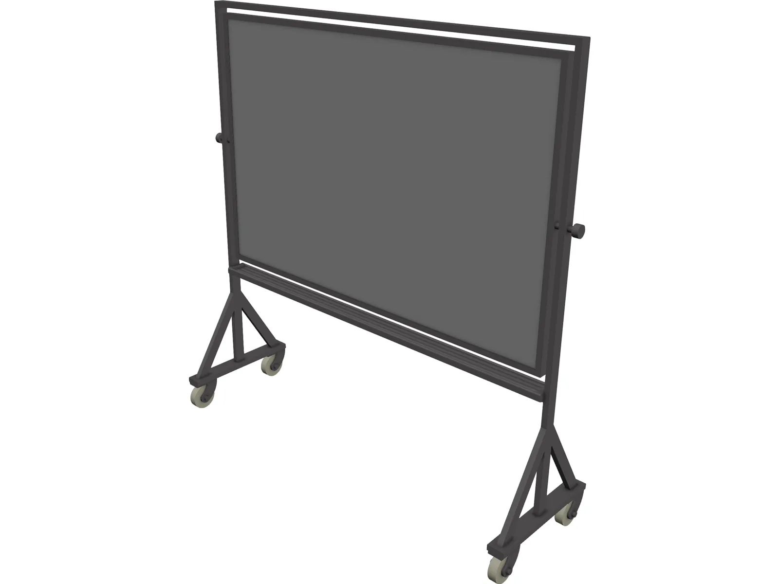 Chalkboard 3D Model main preview