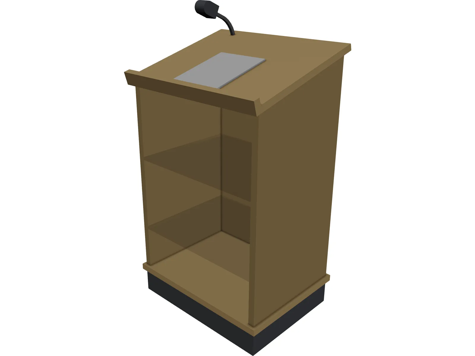 Lectern 3D Model main preview