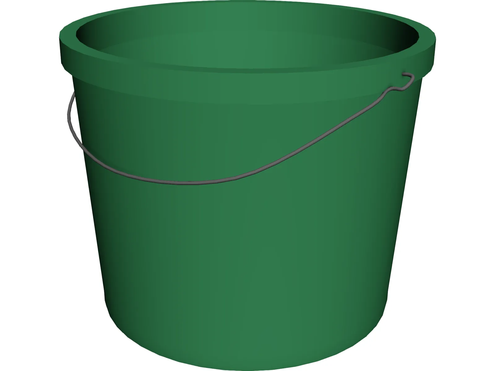 Pail 3D Model main preview